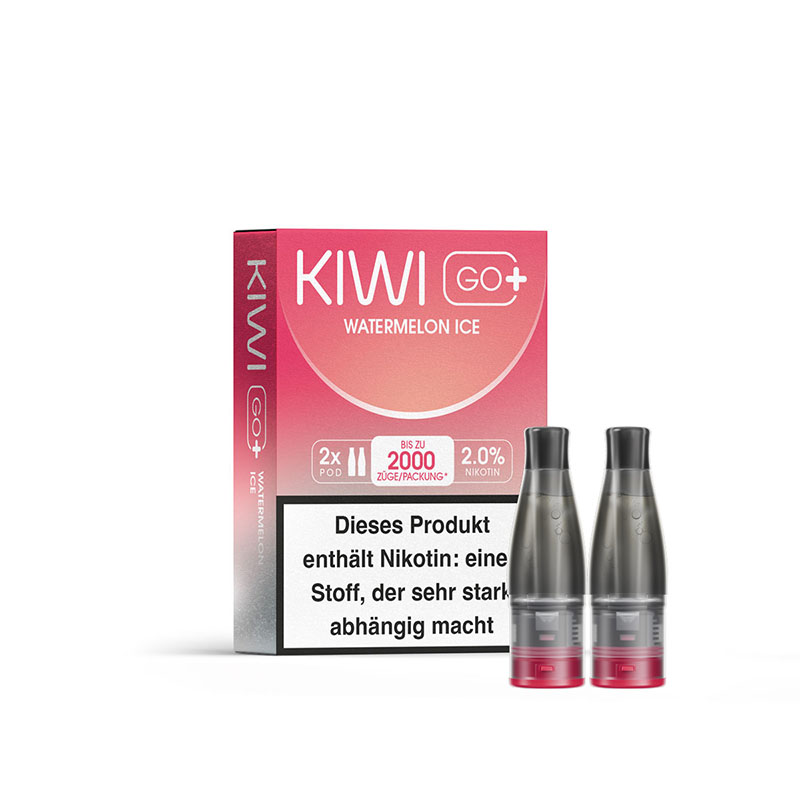 KIWI Go+ 20mg Prefilled Pods Packung Watermelon Ice