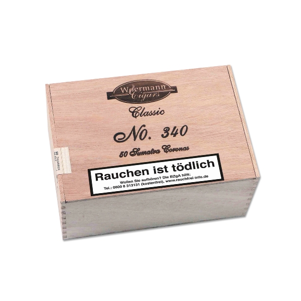 Woermann Zigarren Classic No. 340 Sumatra Zigarren Kiste