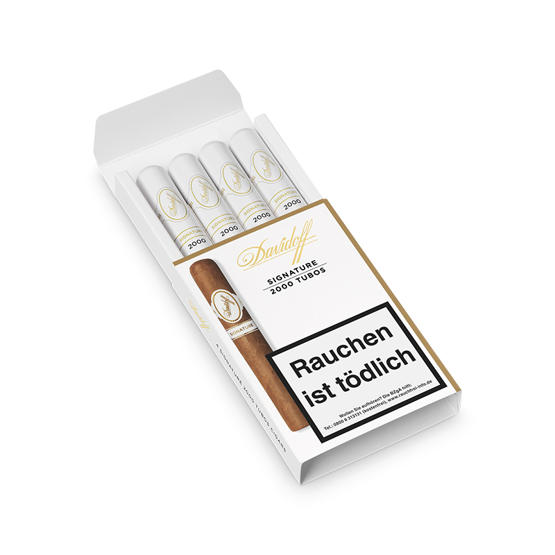 Davidoff Signature No. 2000 Tubos Zigarren Schachtel