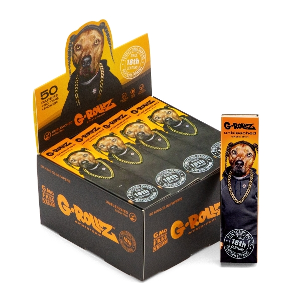 G-Rollz Rap King Size + Tips ungebleicht Gebinde