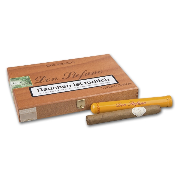 Don Stefano Corona Tubos Gelb Zigarren Kiste
