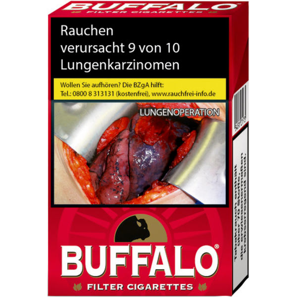 Buffalo Red Original Pack Zigaretten Stange
