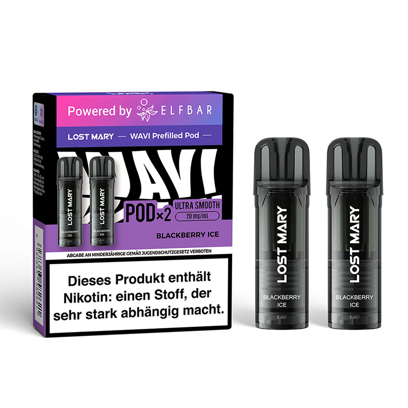 Lost Mary Wavi Blackberry Ice 20mg Prefilled Pods Packung
