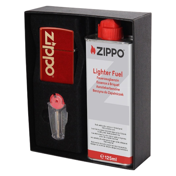 Zippo Red Logo Geschenkset