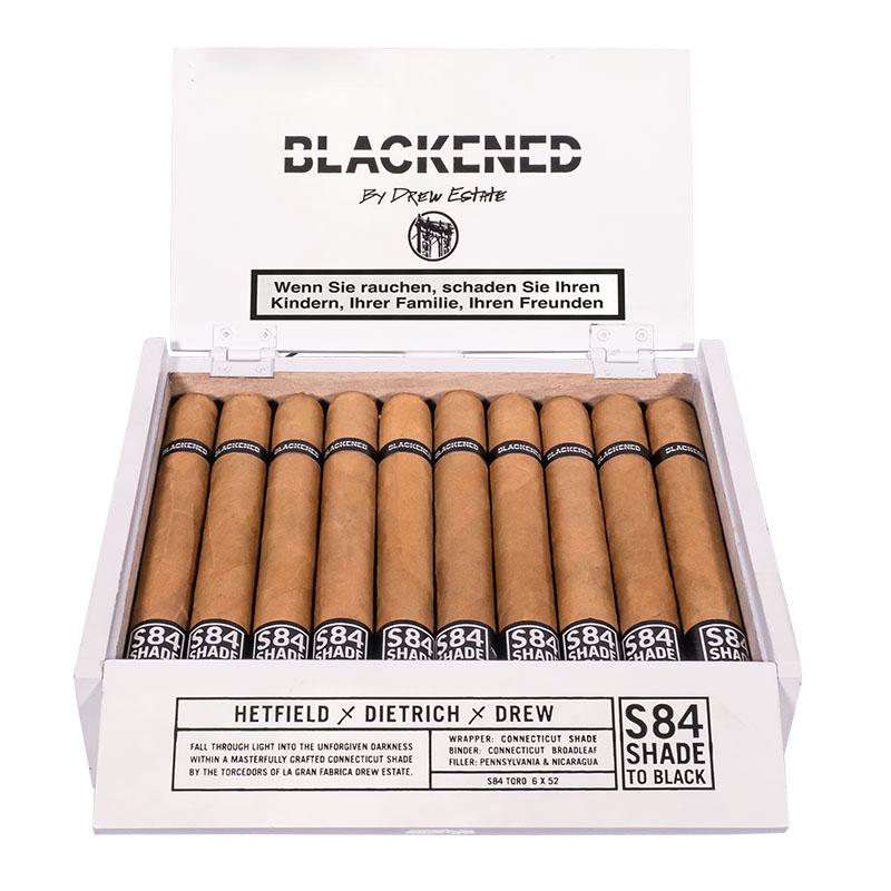 Drew Estate Blackened S84 Toro Zigarren Kiste
