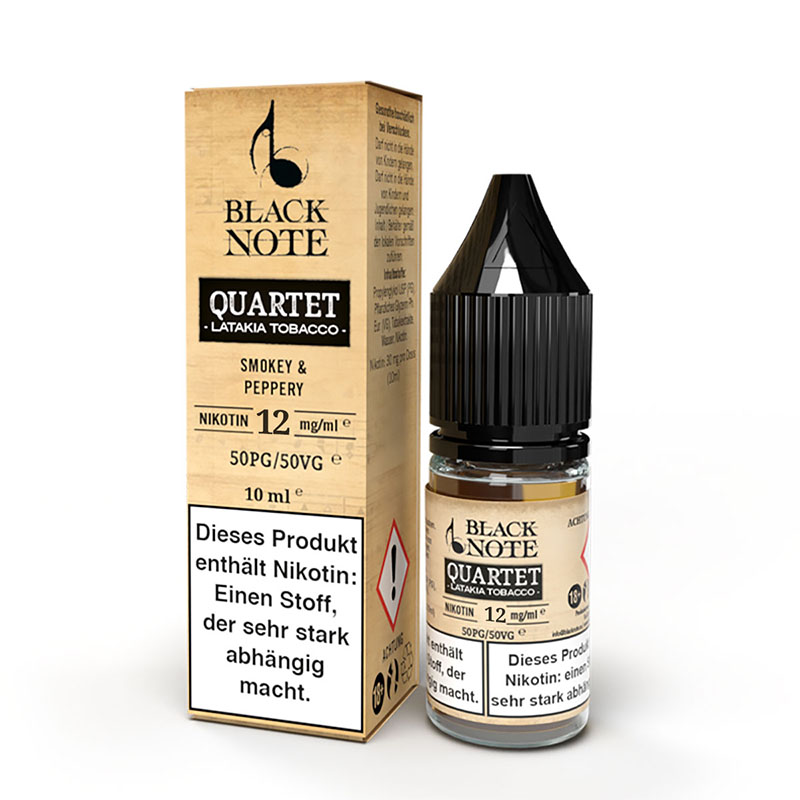 Black Note Quartet V2 12mg Liquid Flasche