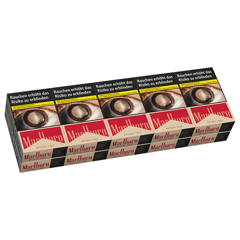 Marlboro Simply Red Original Pack Zigaretten Stange