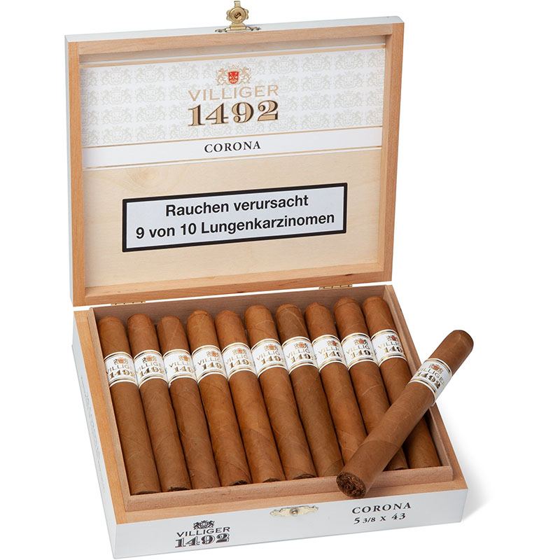 Villiger 1492 Corona Zigarren Kiste offen