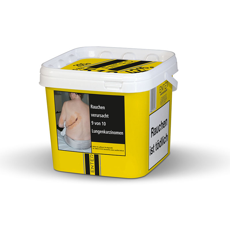 Enter Volumentabak Eimer