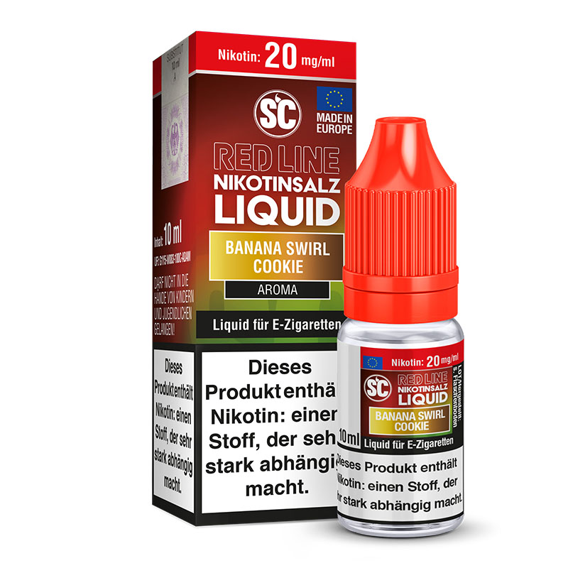 SC Red Line Banana Swirl Cookie Nikotinsalz Liquid 20mg