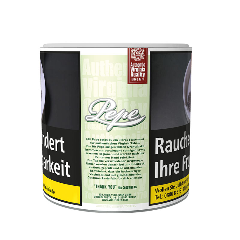 Pepe Bright Green Feinschnitt Dose