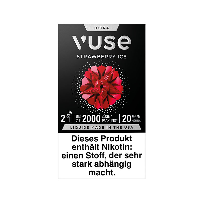 Vuse Ultra Pods Strawberry Ice 20mg Front