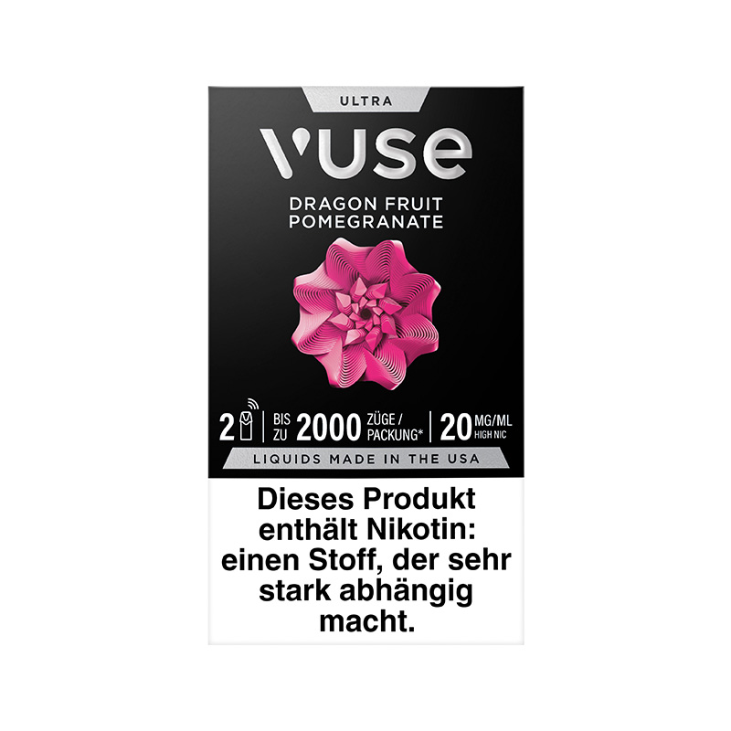 Vuse Ultra Pods Dragonfruit Pomegranate 20mg: Jetzt online kaufen! Vuse Ultra Pods Dragonfruit Pomegranate 20mg: Jetzt online kaufen!