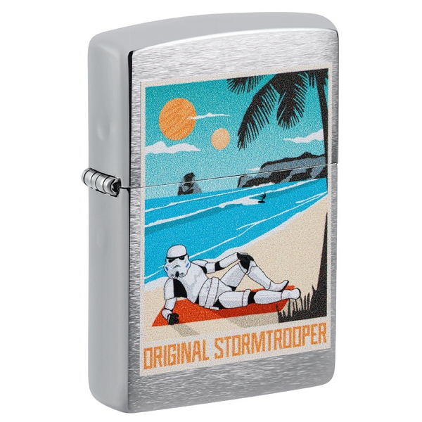 Zippo Original Stormtrooper Beach Chrom gebürstet