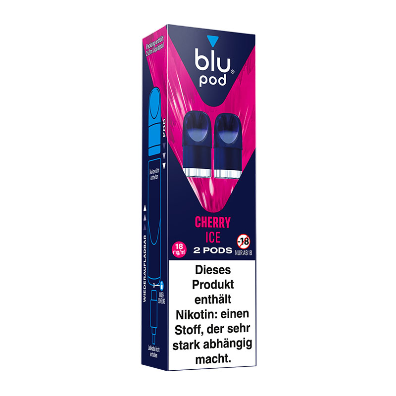 Blu Pod Cherry Ice 18mg Prefilled Pods Packung