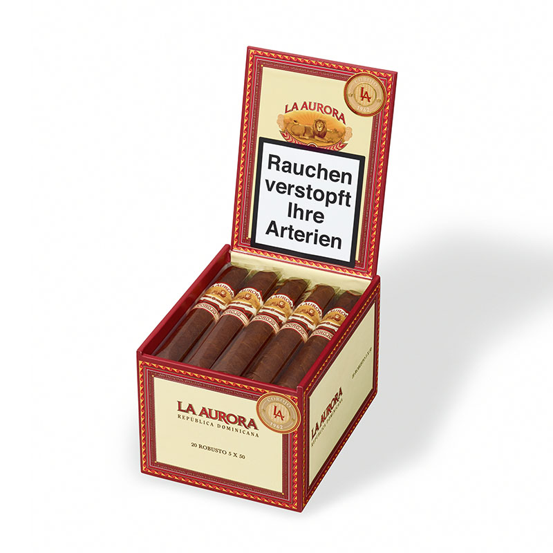 La Aurora 1962 Corojo Robusto Zigarren Kiste