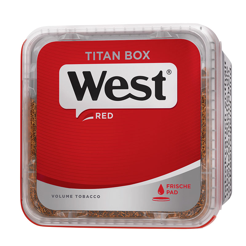 West Red Titan Volumentabak Eimer