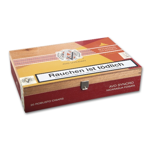 Avo Syncro Nicaragua Fogata Robusto Zigarren Kiste