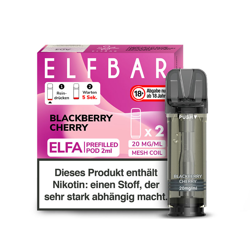 Elfbar Elfa Pods Blackberry Cherry - 20mg Nikotin