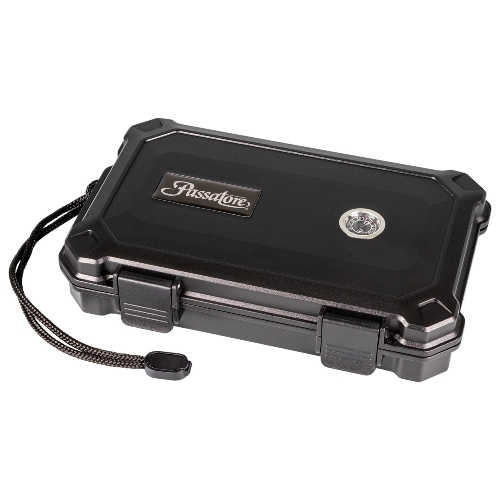 Humidor Passatore Cigar Case Acryl schwarz Small