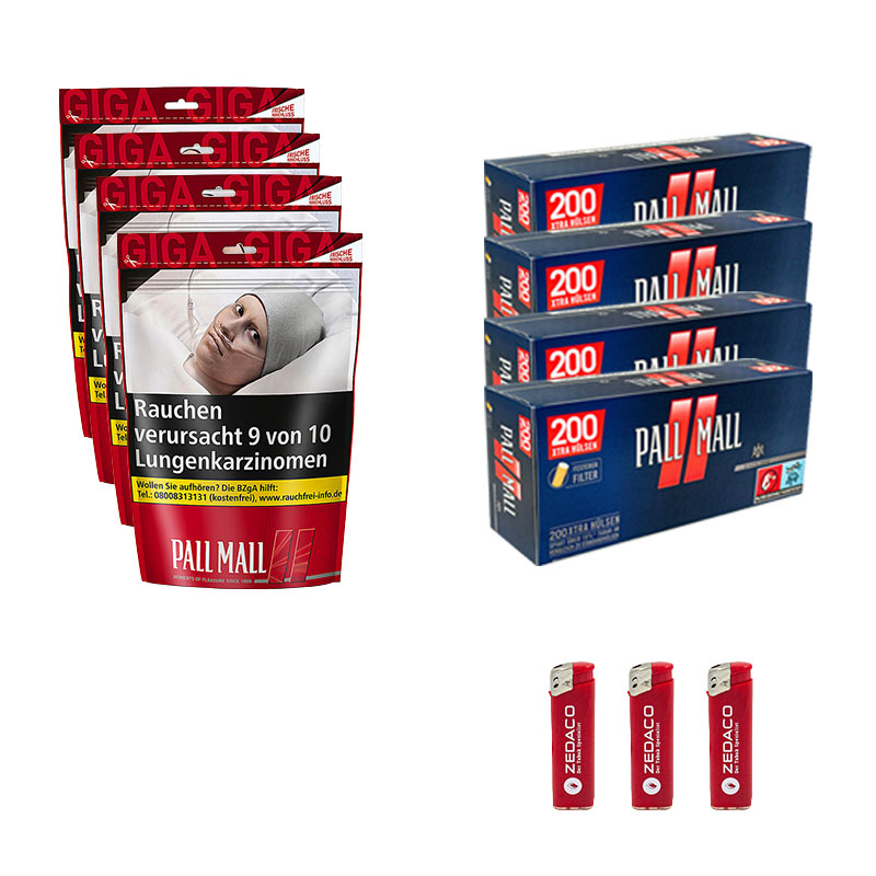 Pall Mall Volumentabak Red Beutel Aktion Large Pall Mall Rot