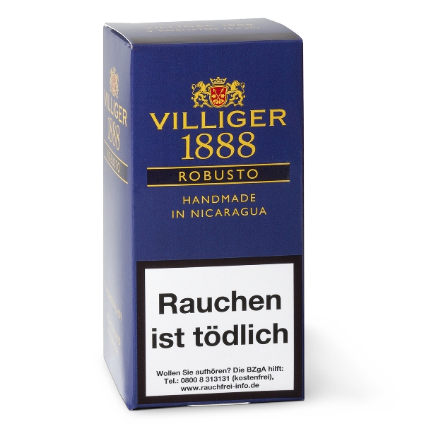Villiger 1888 Nicaragua Robusto Zigarren Refill Packung