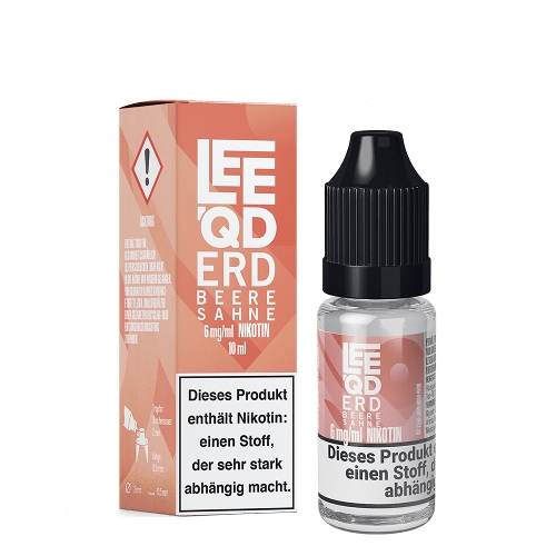 Leeqd Erdbeere Sahne 6 mg E-Liquid