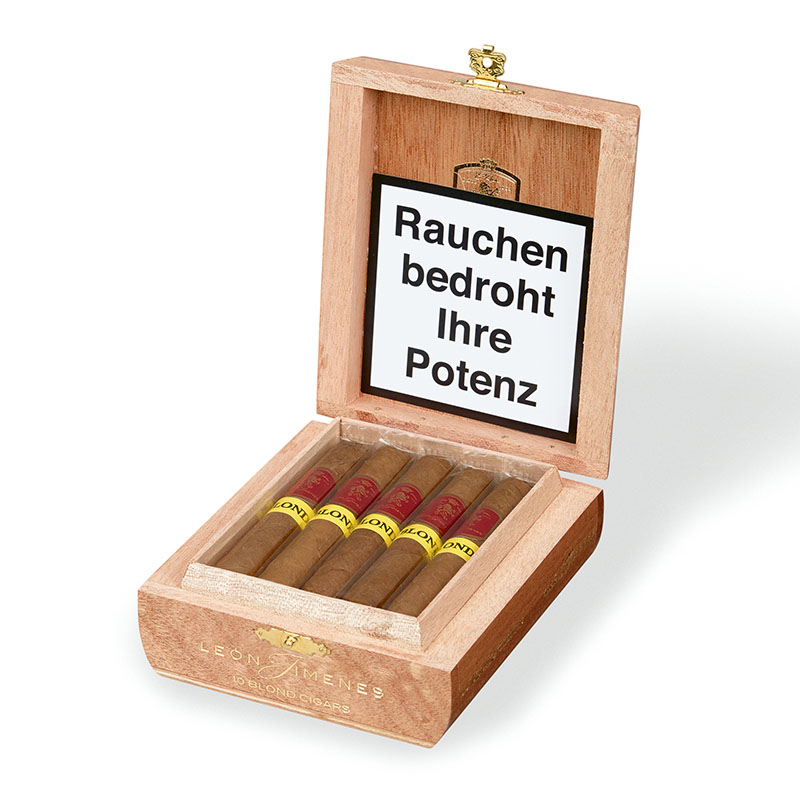 Leon Jimenes Petit Corona Blond Zigarren Kiste