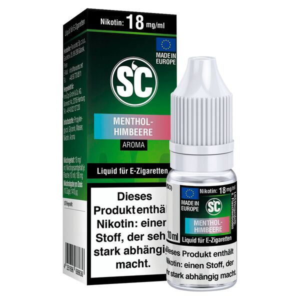 SC Menthol Himbeere 18mg Nikotinsalz Liquid
