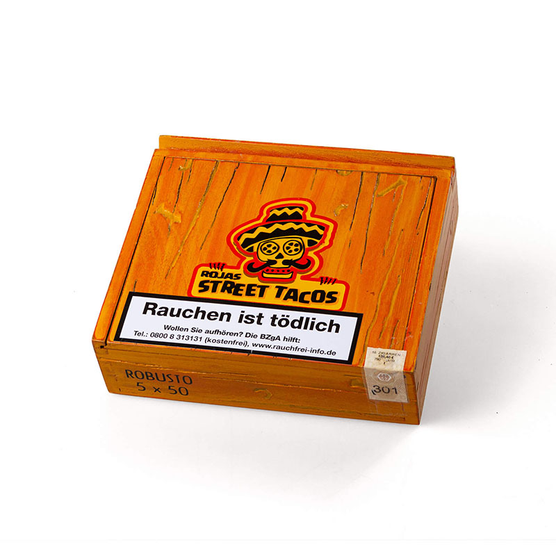 Rojas Street Tacos Carnitas Robusto Zigarren Kiste
