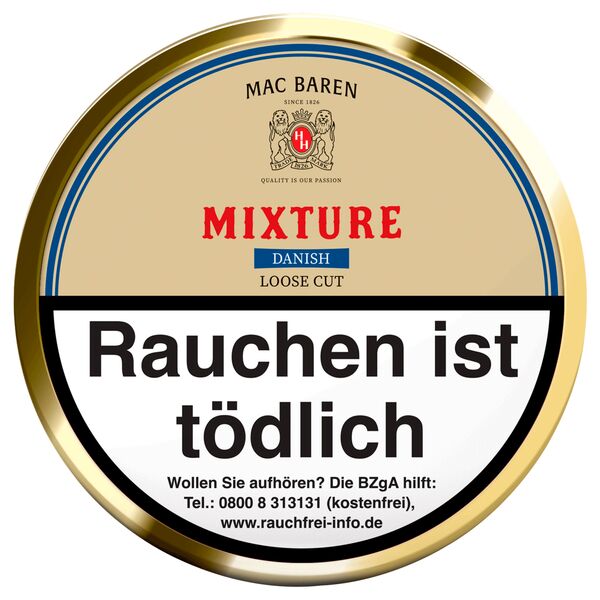 Mac Baren Mixture Danish Pfeifentabak Dose