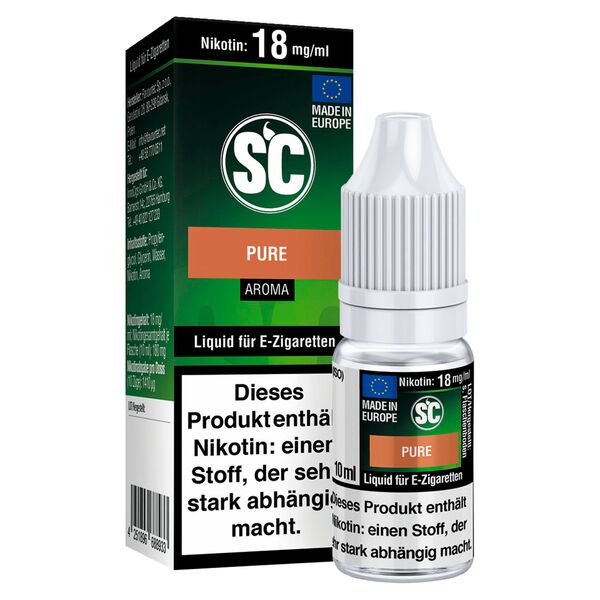 SC Pure Tabak Nikotinsalz Liquid 18mg