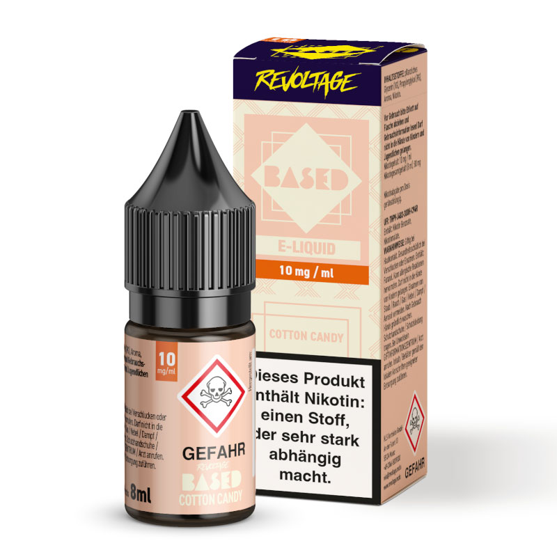 Revoltage Hybrid Based Cotton Candy 10mg Nikotinsalz Liquid