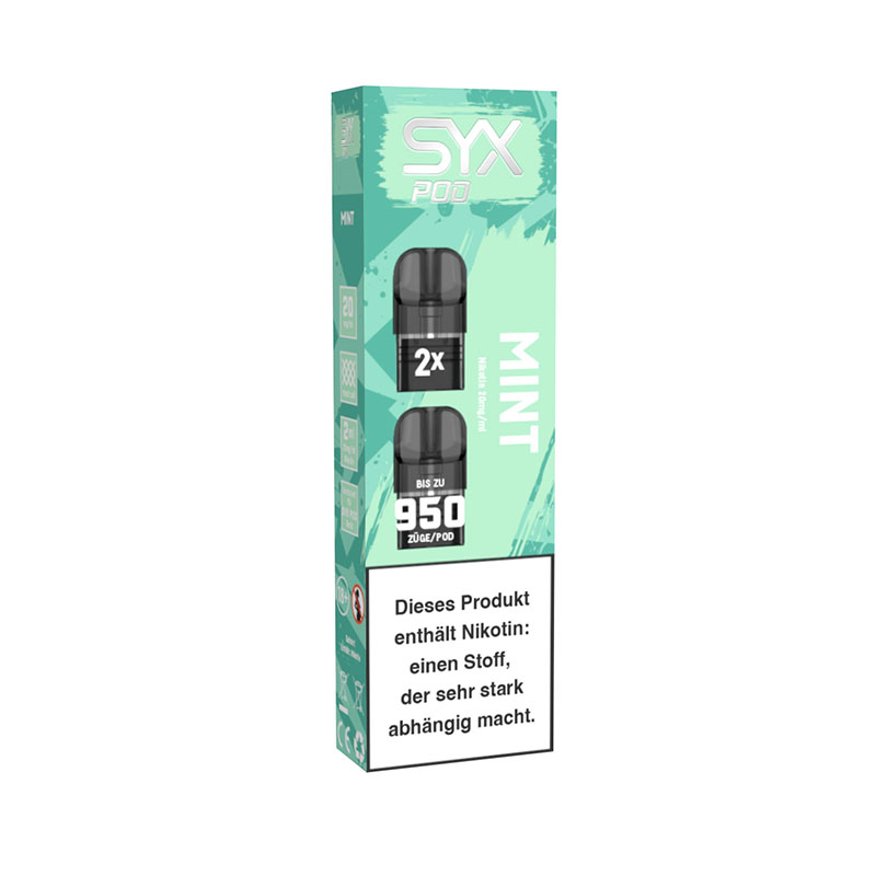 Syx Pod Mint 20mg Prefilled Pods