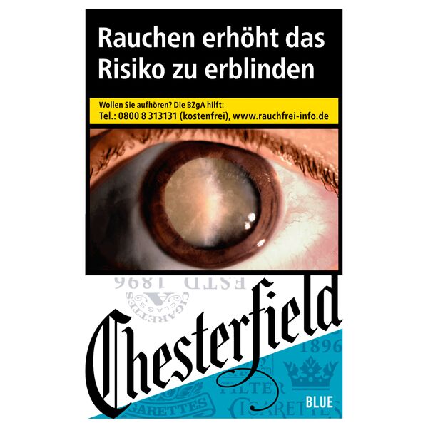 Chesterfield Blue OP Zigaretten Schachtel