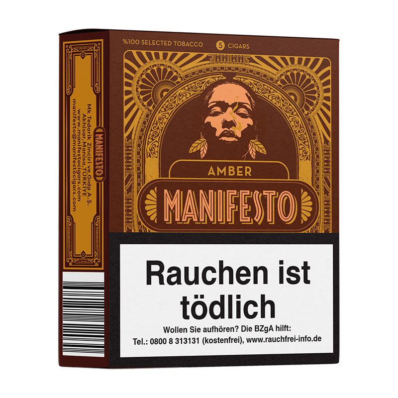 Manifesto Amber Zigarillos Schachtel