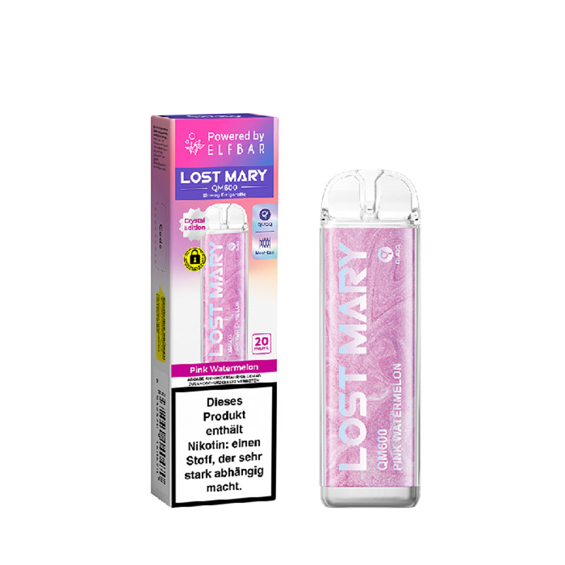 Lost Mary QM600 Pink Watermelon 20mg Einweg E-Zigarette
