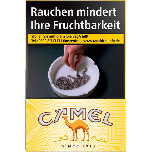 Camel Yellow L Zigaretten Schachtel
