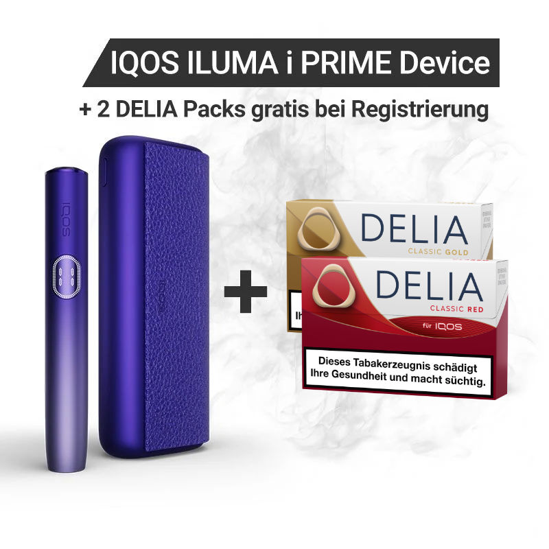 IQOS ILUMA i PRIME + Gratis TEREA Sticks bei Registrierung Electric Purple