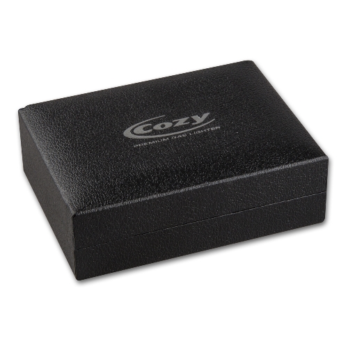 Pfeifenfeuerzeug Piezo Cozy dark gun