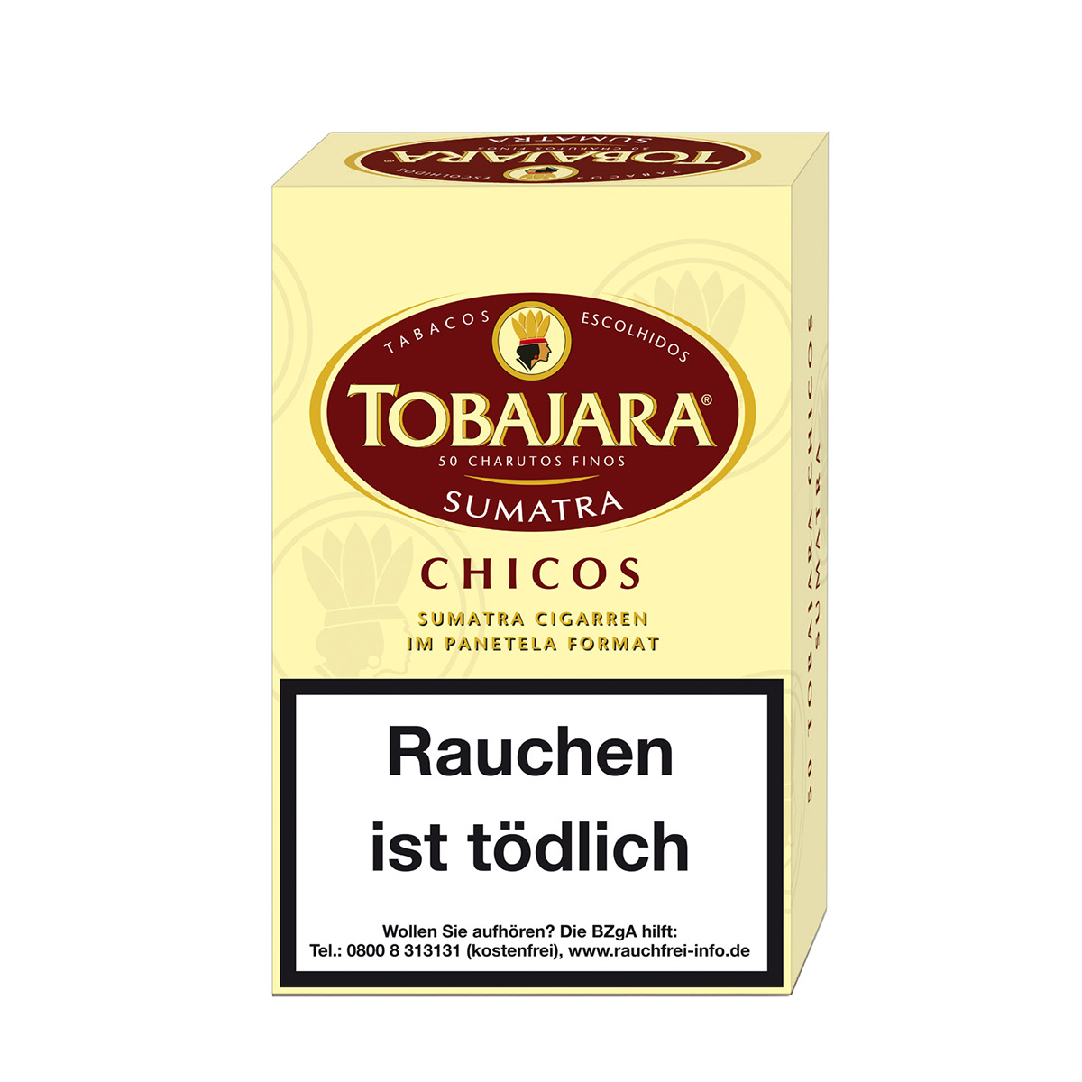 Tobajara Chicos Sumatra Zigarillos 50er Schachtel