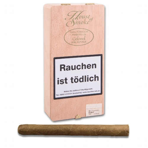 House of Smoke Longfiller Colonel Zigarren 10er Kiste