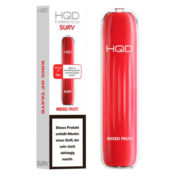 HQD Einweg E-Zigarette Surv Mixed Fruits 18mg