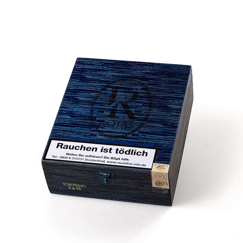 Rojas Bluebonnet Torpedo Zigarren Kiste