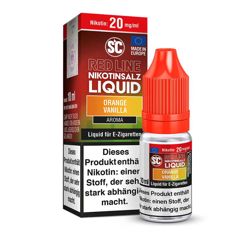 SC Red Line Orange Vanilla Nikotinsalz Liquid 20mg