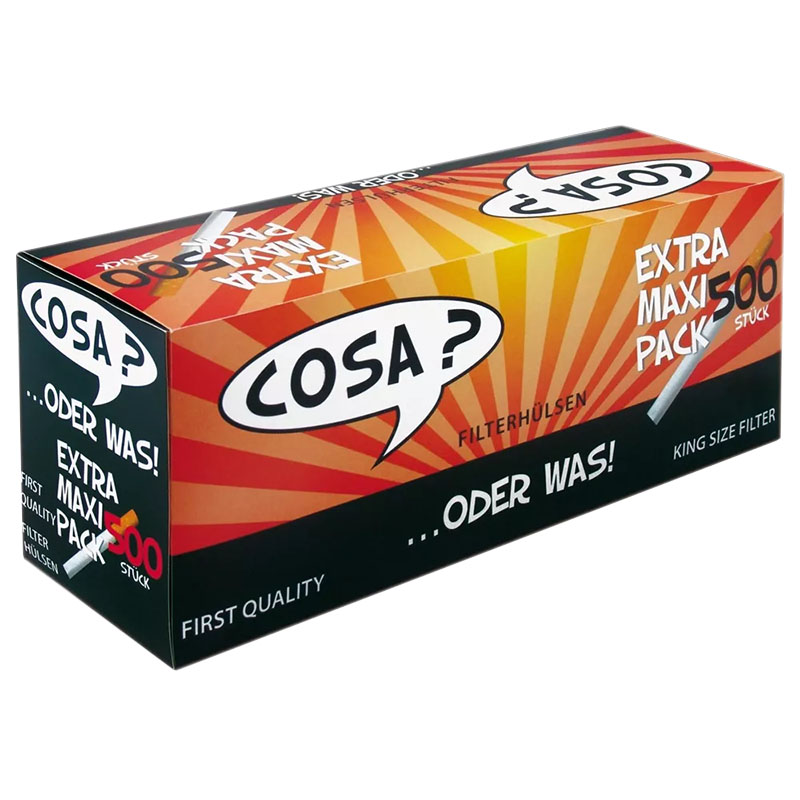 Cosa King Size Filterhülsen Packung