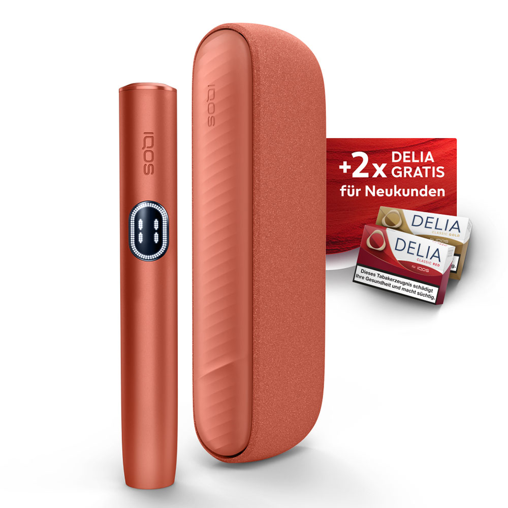 IQOS ILUMA i + Gratis DELIA Sticks bei Registrierung Vivid Terreacotta