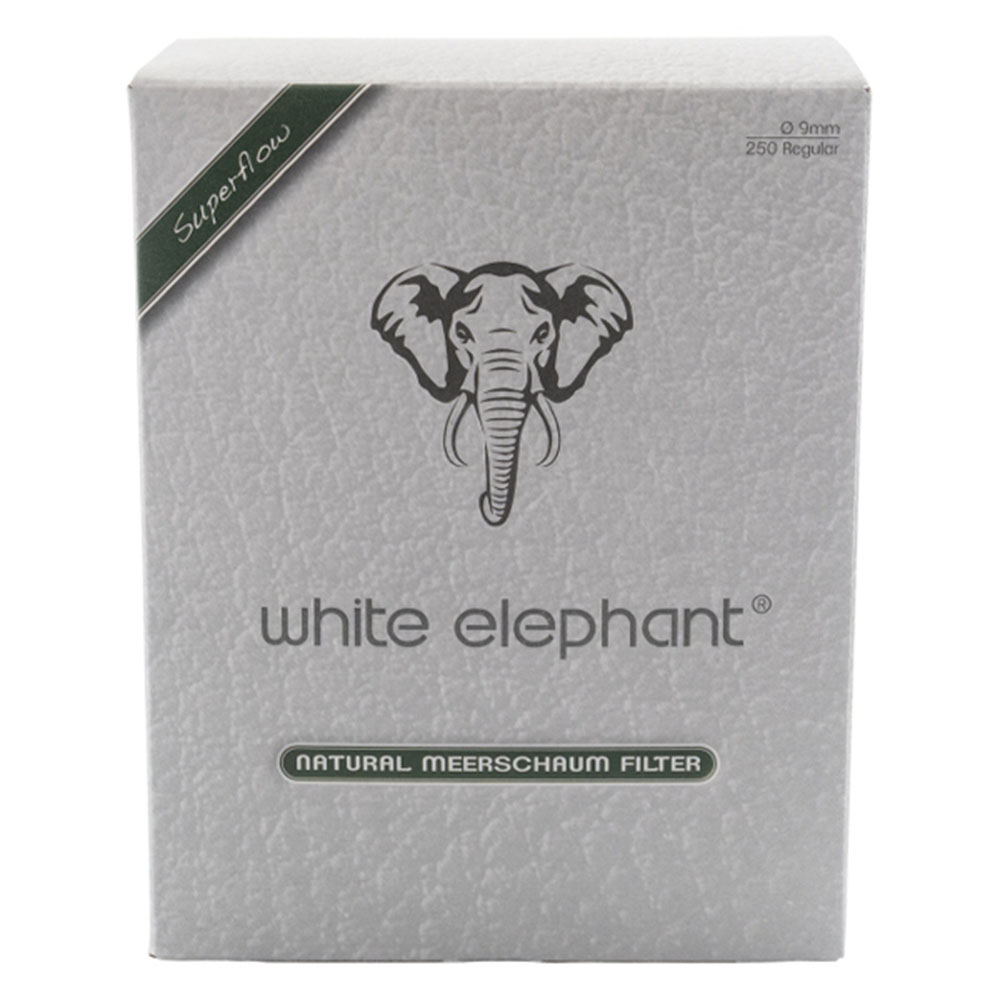 White Elephant Naturmeerschaum Pfeifenfilter Packung