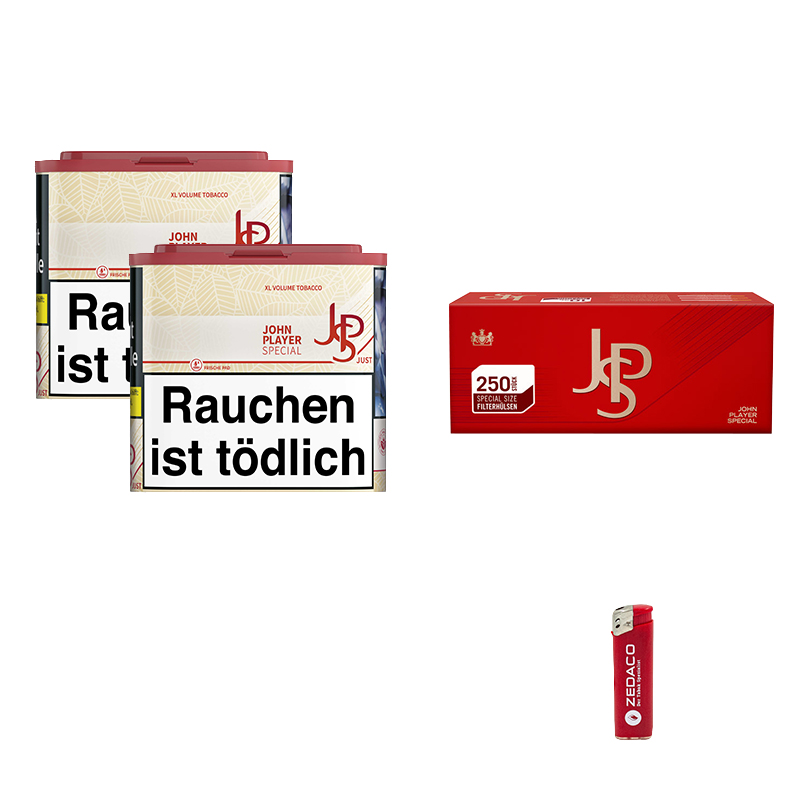 JPS Volumentabak Just Red S Dose Aktion Small Extra Hülsen