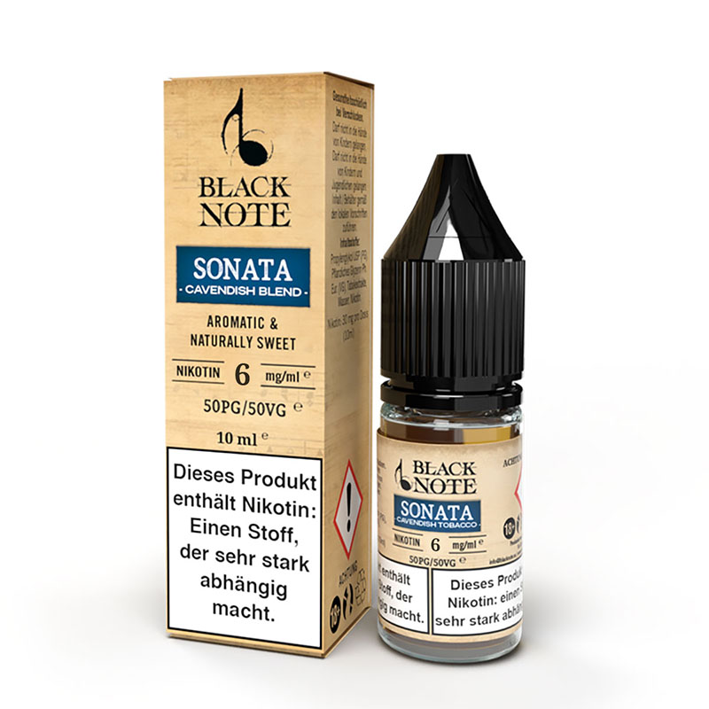 Black Note Sonata V2 6mg Liquid Flasche